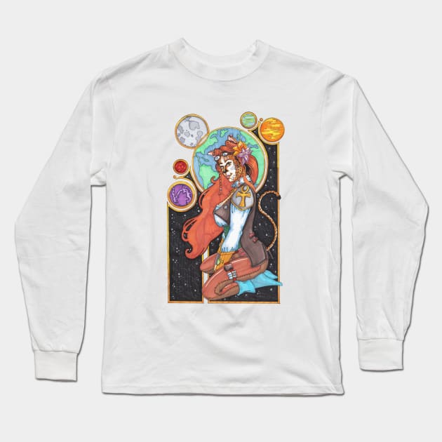 Kenari Sanura Long Sleeve T-Shirt by Syreene